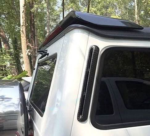 Pre-Preg Carbon Fibre C Pillar Trims for Mercedes W463 G Class G Wagon 04-18 - Carbon Factory