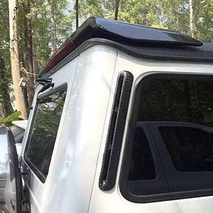 Pre-Preg Carbon Fibre C Pillar Trims for Mercedes W463 G Class G Wagon 04-18 - Carbon Factory