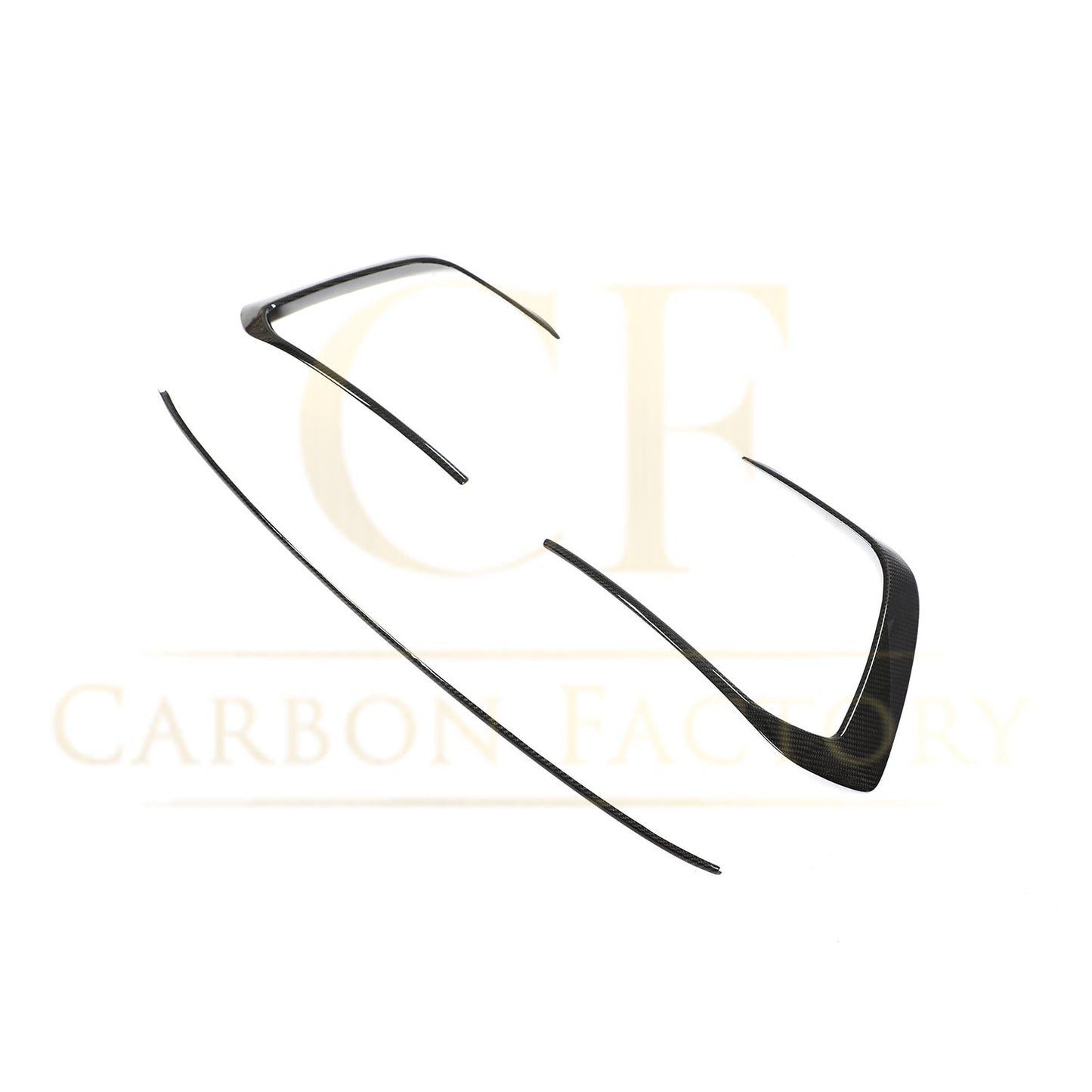 Pre-Preg Carbon Fibre Front Bumper Trims for VW Golf MK8 GTI 21-Present-Carbon Factory