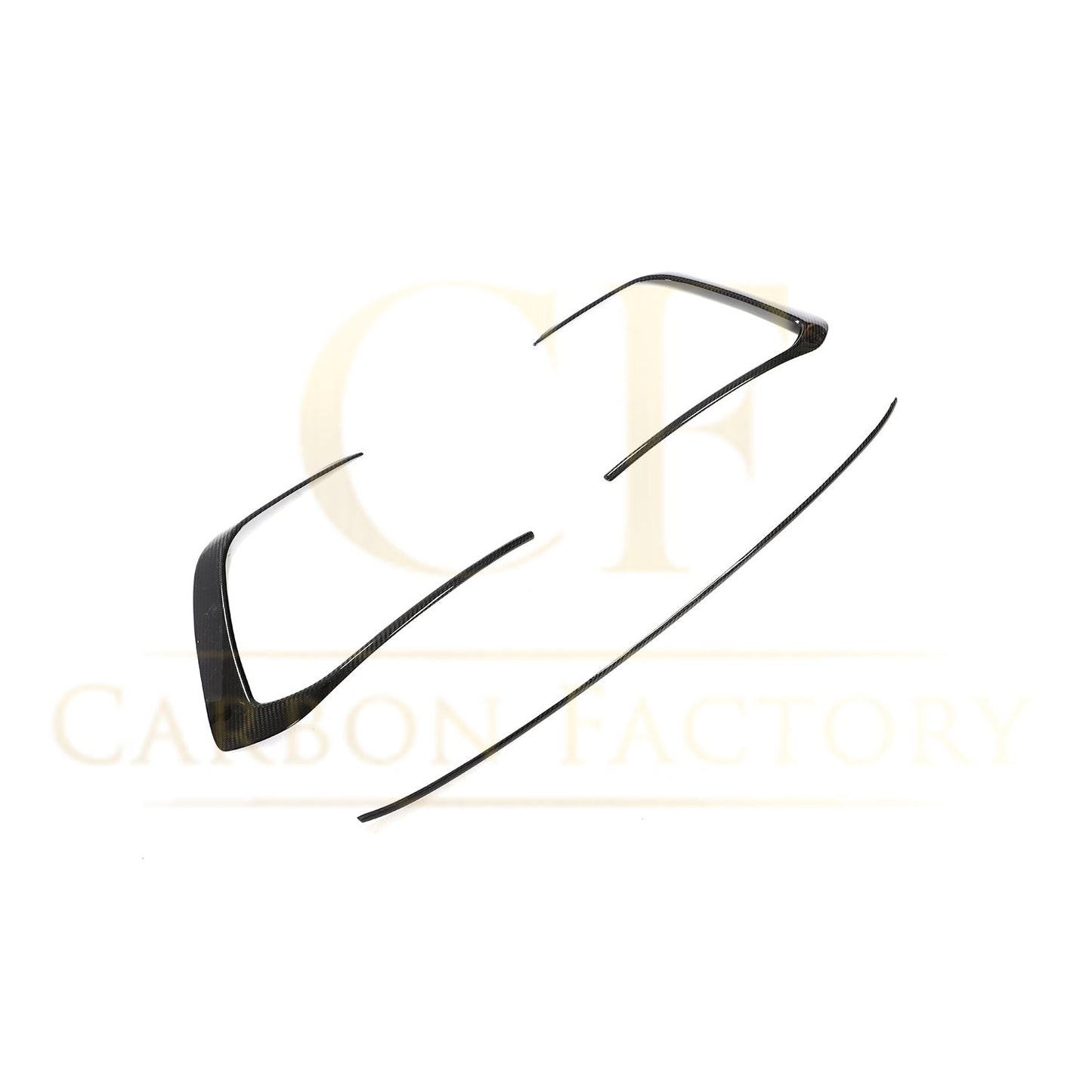Pre-Preg Carbon Fibre Front Bumper Trims for VW Golf MK8 GTI 21-Present-Carbon Factory