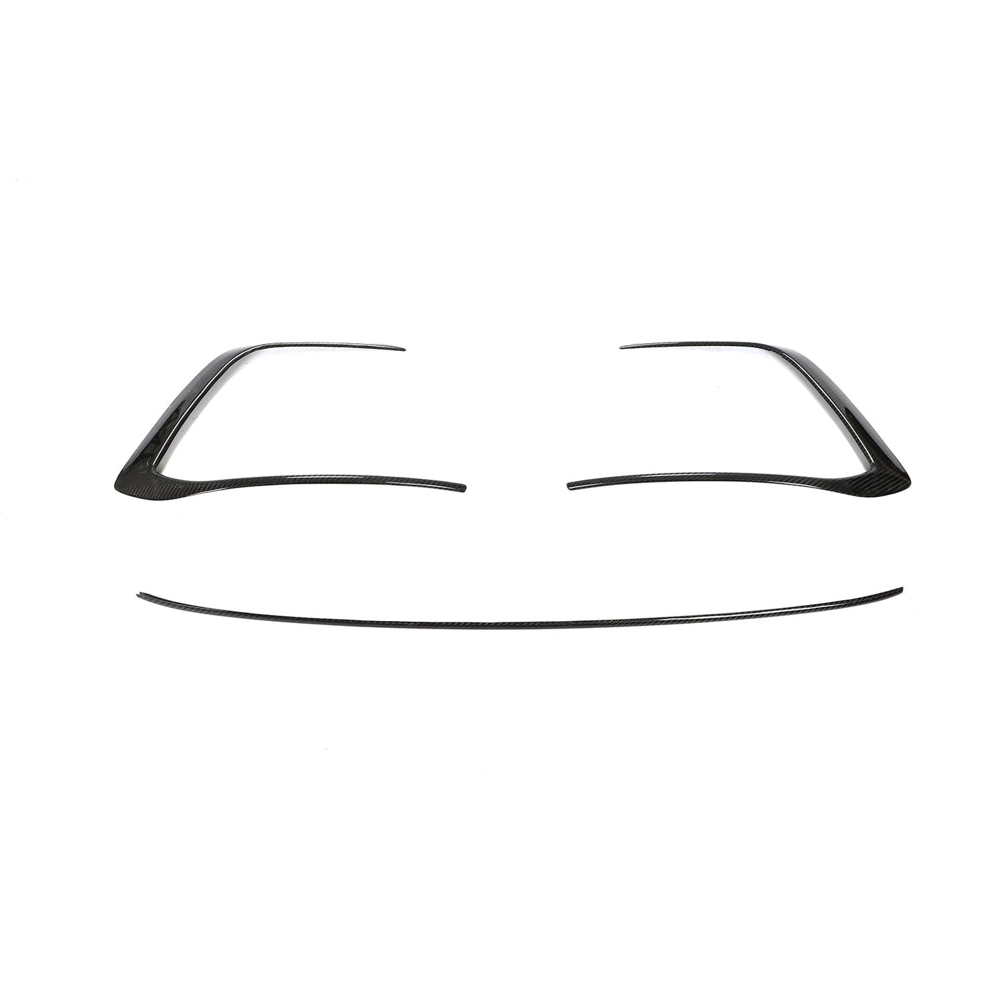 Pre-Preg Carbon Fibre Front Bumper Trims for VW Golf MK8 GTI 21-Present-Carbon Factory