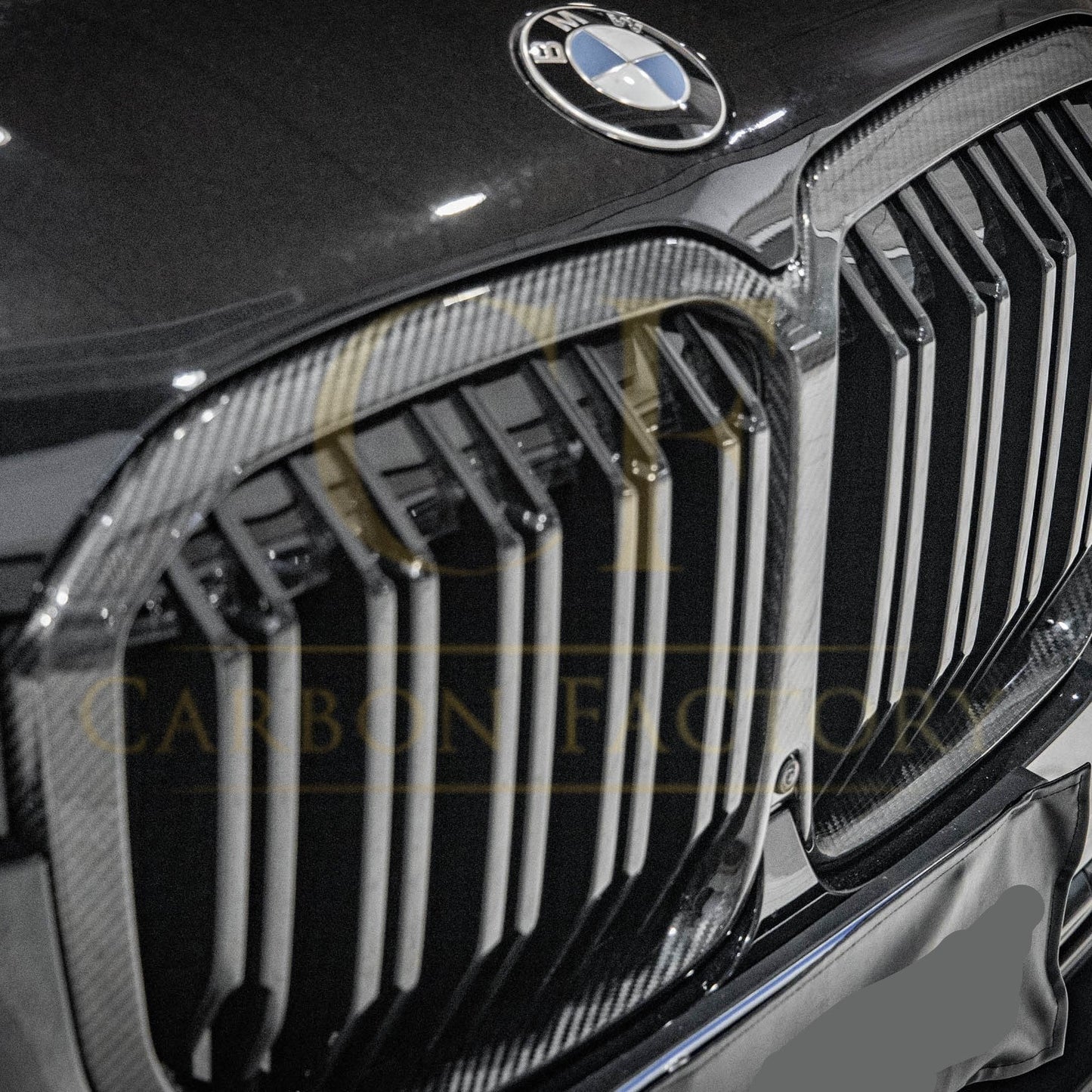 Pre-Preg Carbon Fibre Front Grille for BMW G07 X7 LCI 23-25-Carbon Factory
