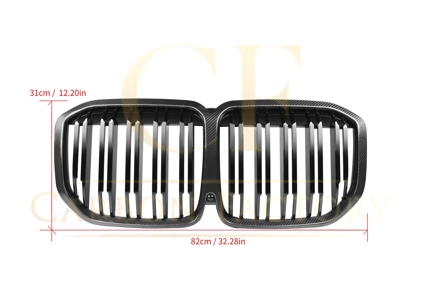 Pre-Preg Carbon Fibre Front Grille for BMW G07 X7 LCI 23-25-Carbon Factory