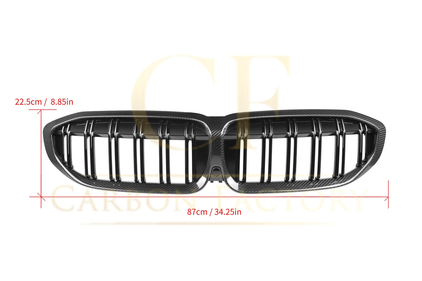 Pre-Preg Carbon Fibre Front Grille for BMW G20 G28 3 Series 19-22-Carbon Factory