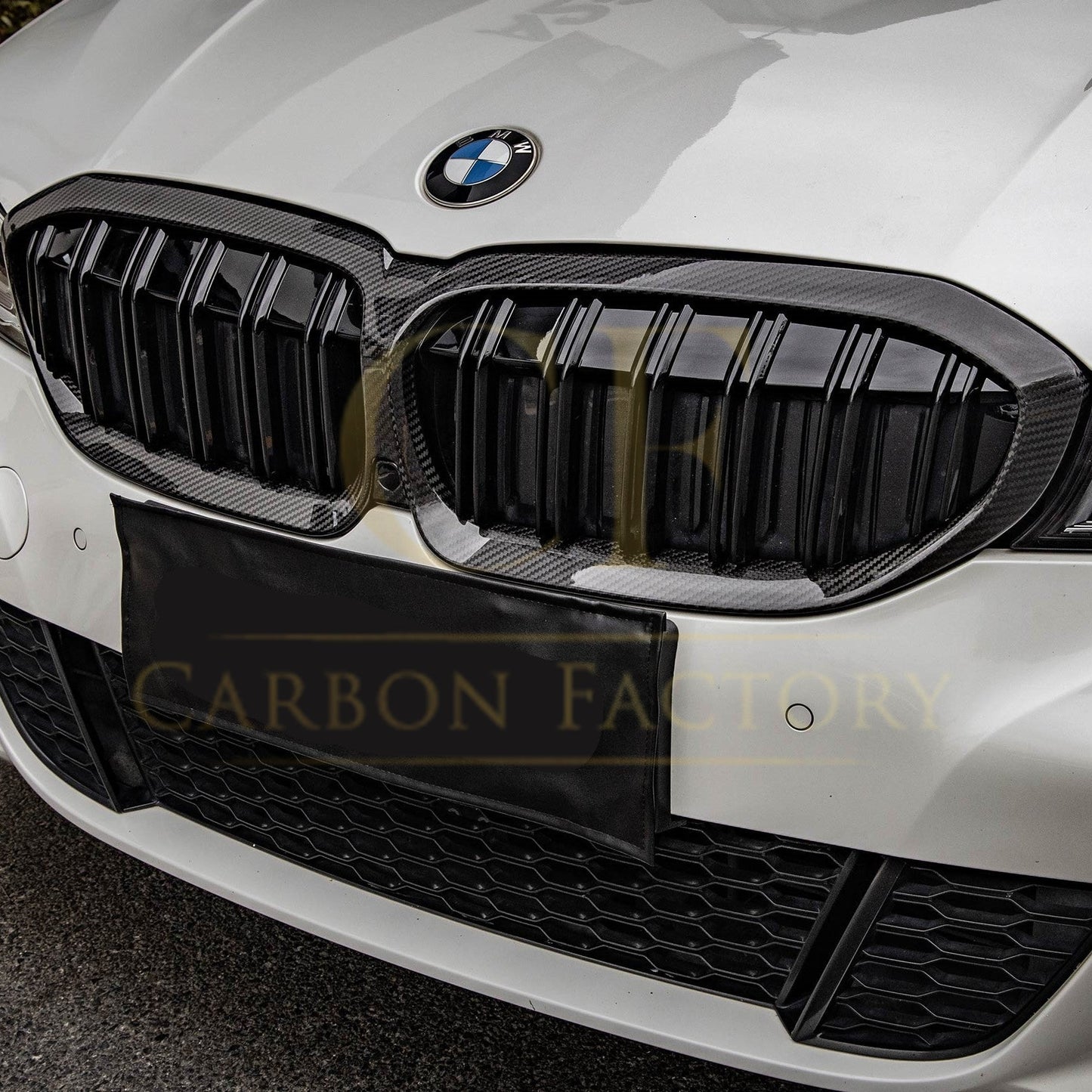Pre-Preg Carbon Fibre Front Grille for BMW G20 G28 3 Series 19-22-Carbon Factory