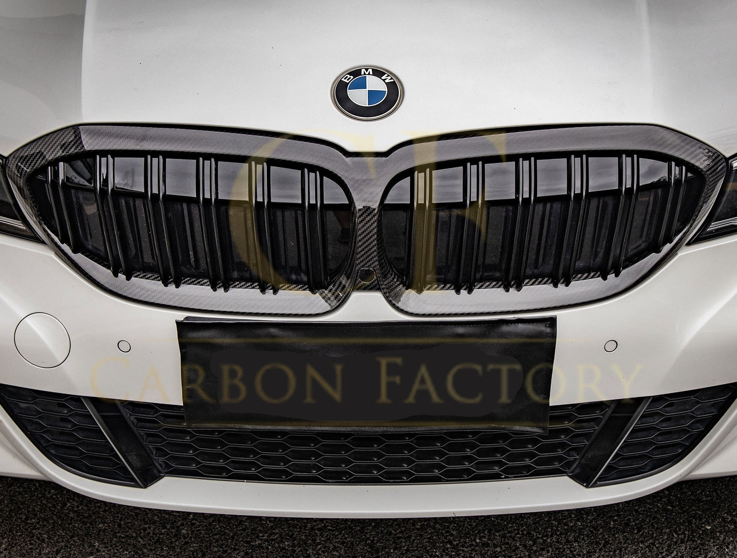 Pre-Preg Carbon Fibre Front Grille for BMW G20 G28 3 Series 19-22-Carbon Factory