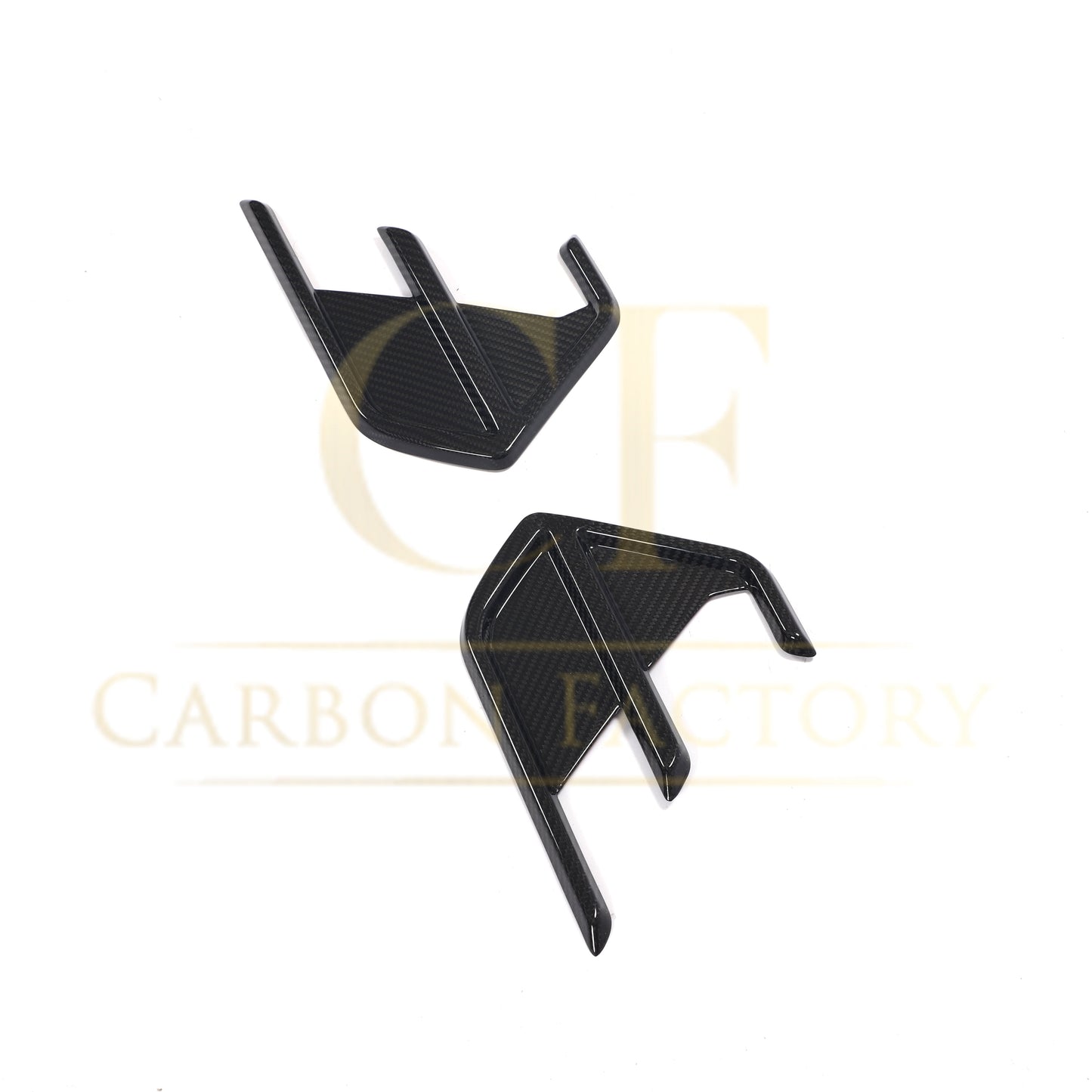 Pre-Preg Carbon Fibre Rear Canards for Audi 4K RS7 20-22-Carbon Factory