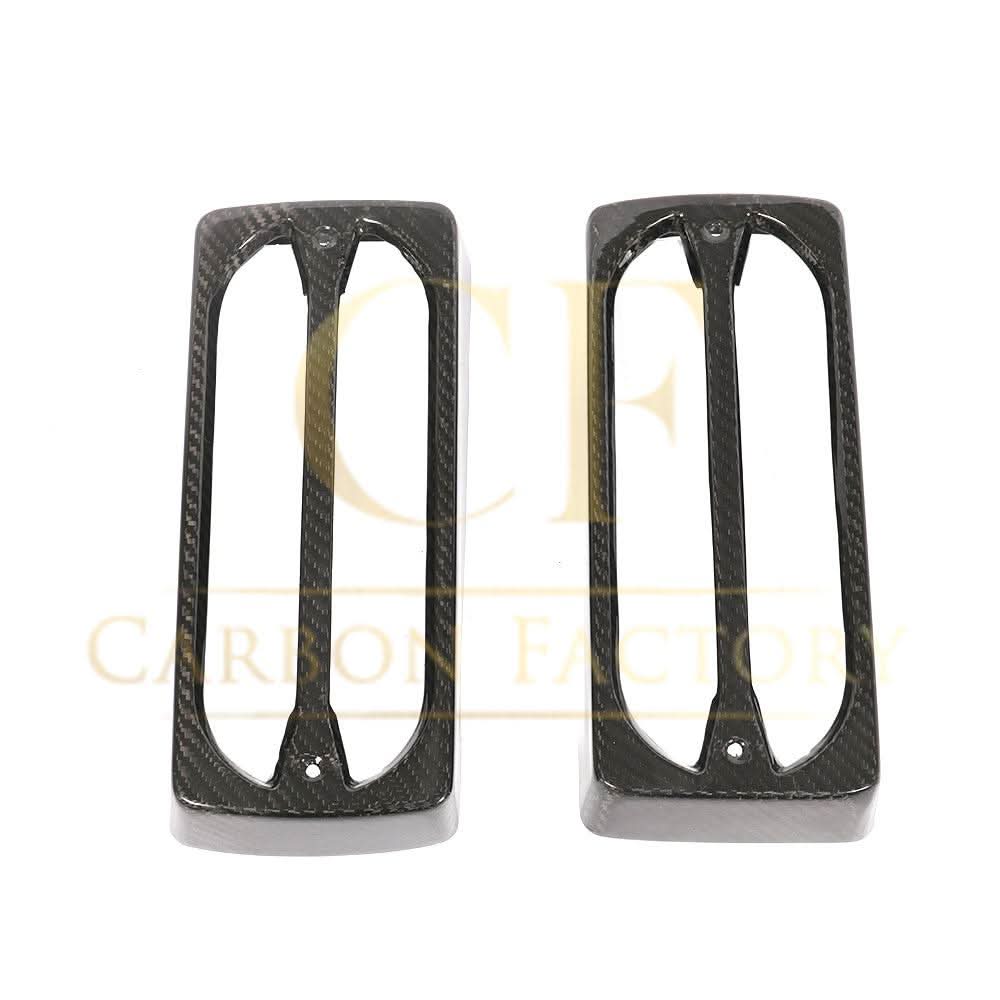 Pre-Preg Carbon Fibre Rear Light Covers for Mercedes W463 G Class G Wagon 04-18 - Carbon Factory
