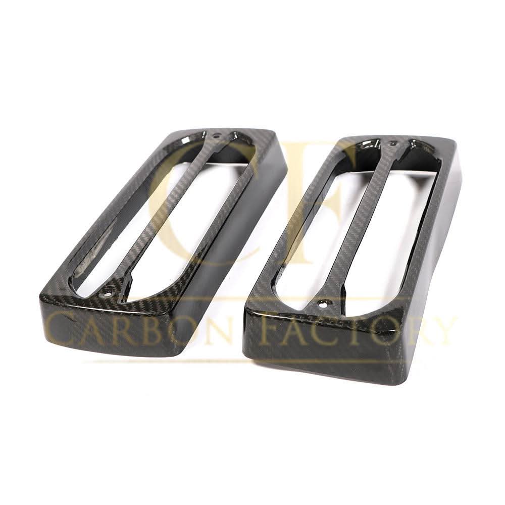 Pre-Preg Carbon Fibre Rear Light Covers for Mercedes W463 G Class G Wagon 04-18 - Carbon Factory