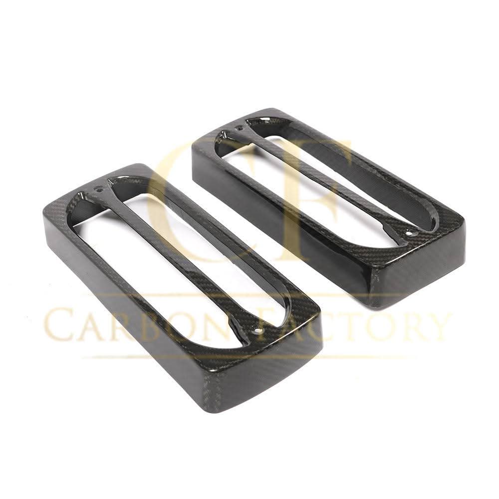 Pre-Preg Carbon Fibre Rear Light Covers for Mercedes W463 G Class G Wagon 04-18 - Carbon Factory