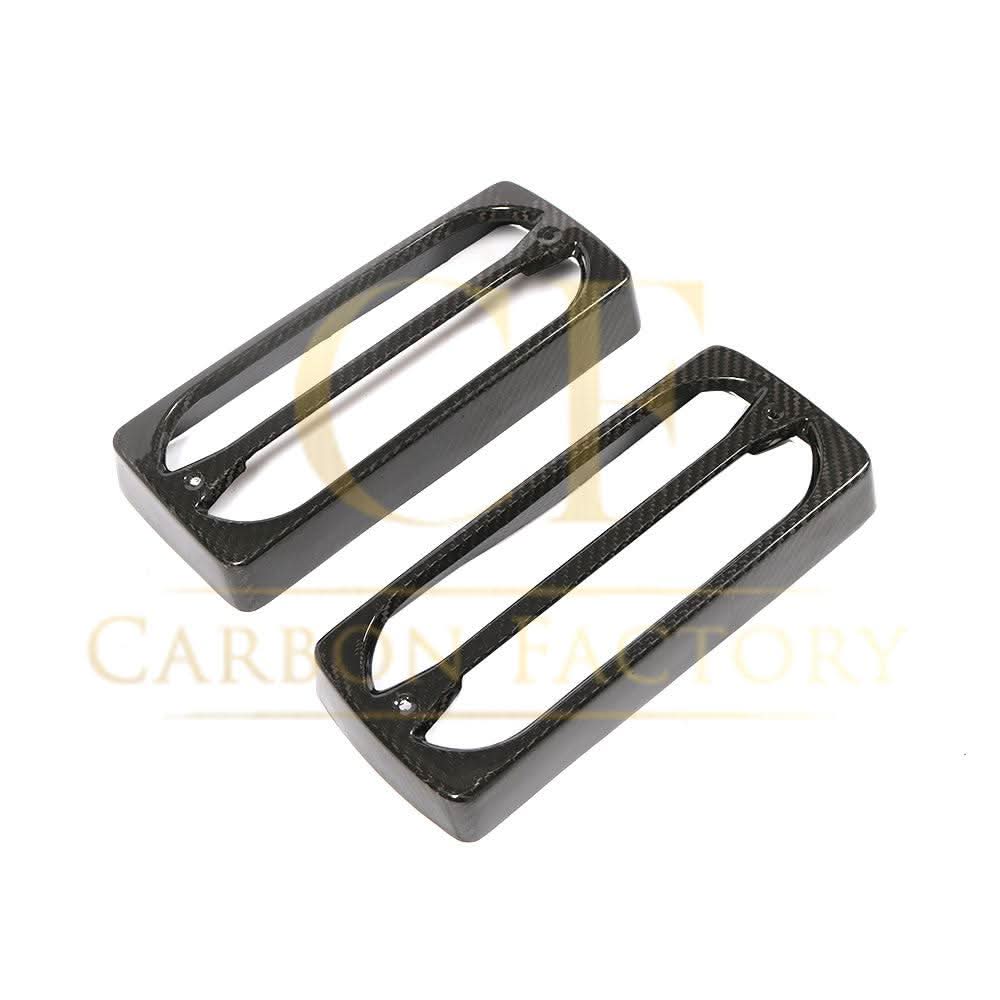 Pre-Preg Carbon Fibre Rear Light Covers for Mercedes W463 G Class G Wagon 04-18 - Carbon Factory