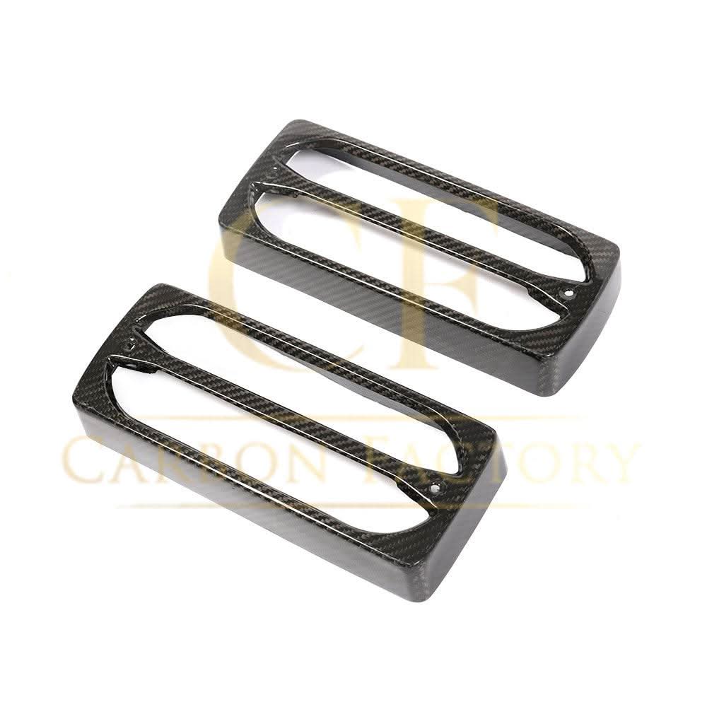 Pre-Preg Carbon Fibre Rear Light Covers for Mercedes W463 G Class G Wagon 04-18 - Carbon Factory