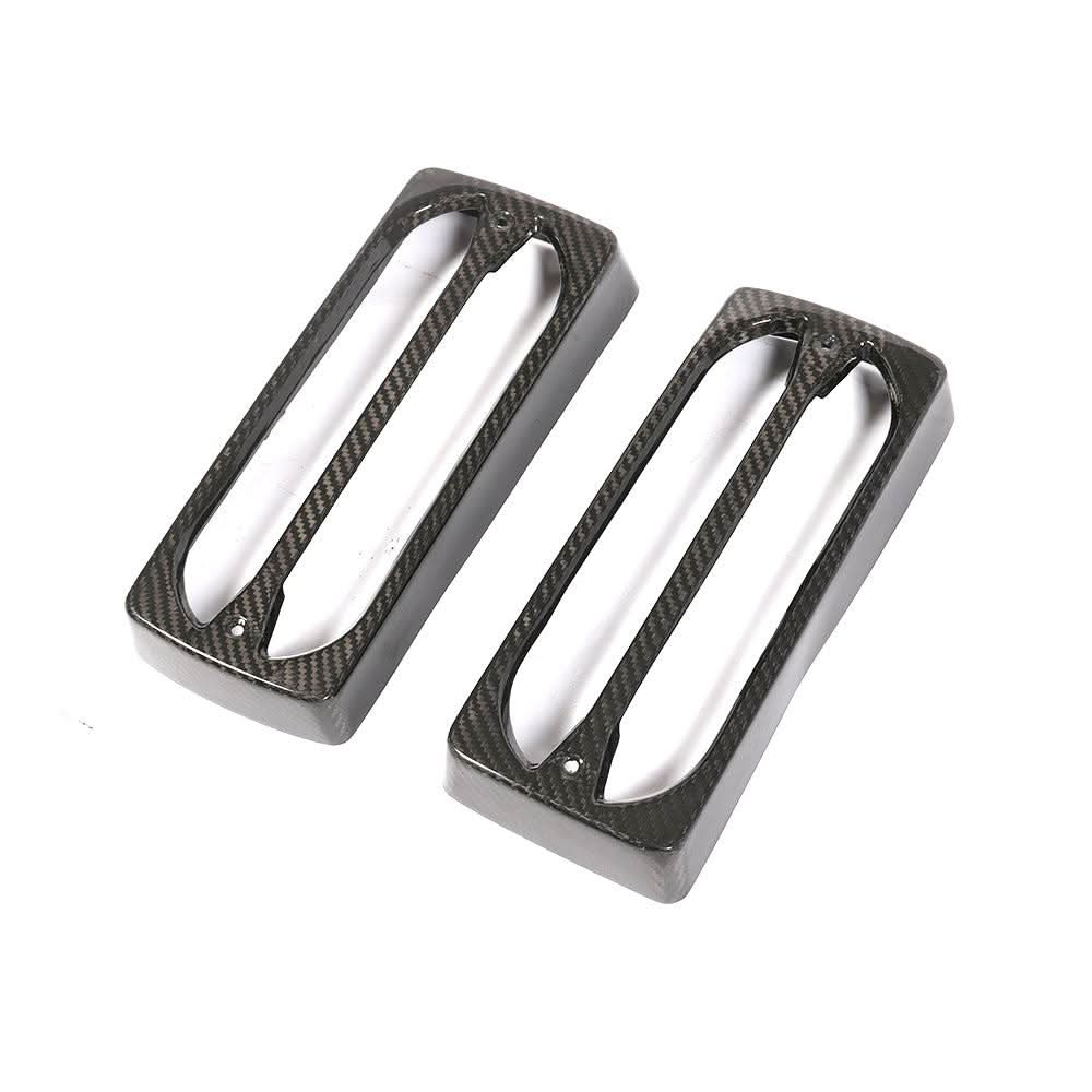 Pre-Preg Carbon Fibre Rear Light Covers for Mercedes W463 G Class G Wagon 04-18 - Carbon Factory