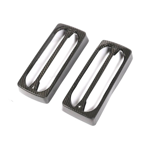 Pre-Preg Carbon Fibre Rear Light Covers for Mercedes W463 G Class G Wagon 04-18 - Carbon Factory