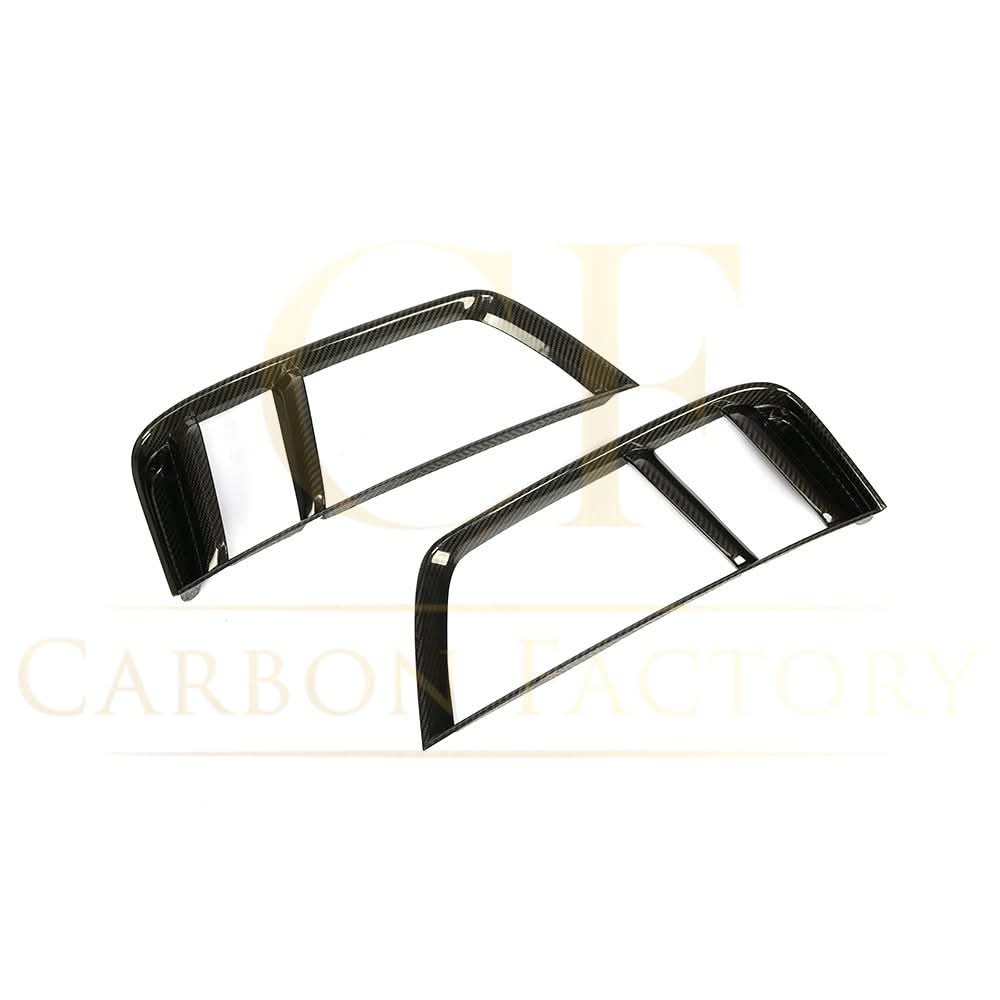 Pre-Preg Carbon Fibre Rear Side Vent Covers for Audi R8 V10 Gen 2 15-19 - Carbon Factory