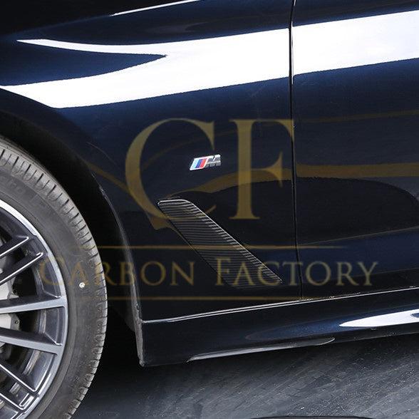 Pre-Preg Carbon Fibre Side Fender Covers for BMW G30 5 Series M Sport 17-23-Carbon Factory