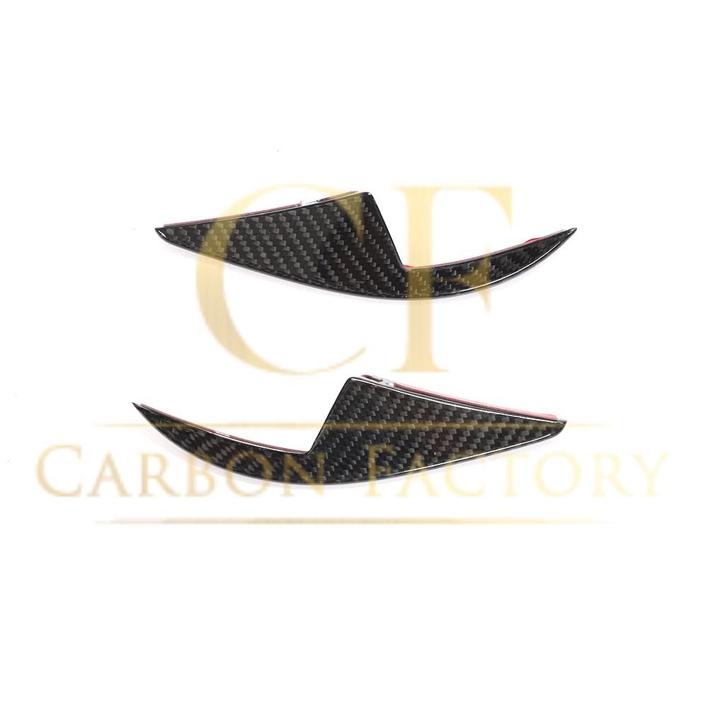 Pre-Preg Carbon Front Canards 6 Pieces Set for Tesla Model 3 16-23 - Carbon Factory