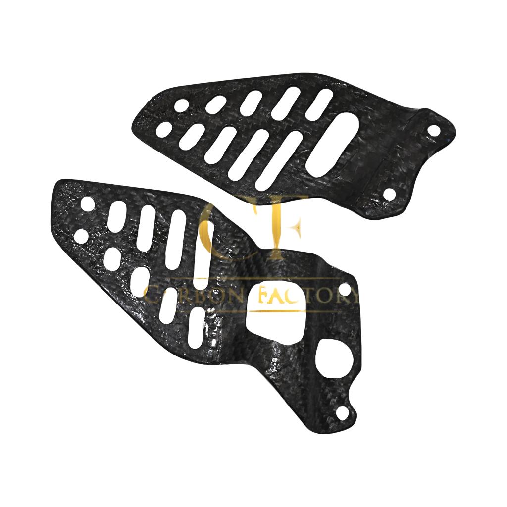 Pre-preg Carbon Fibre Carbon Heel Guards for Yamaha R6 2017-2022-Carbon Factory