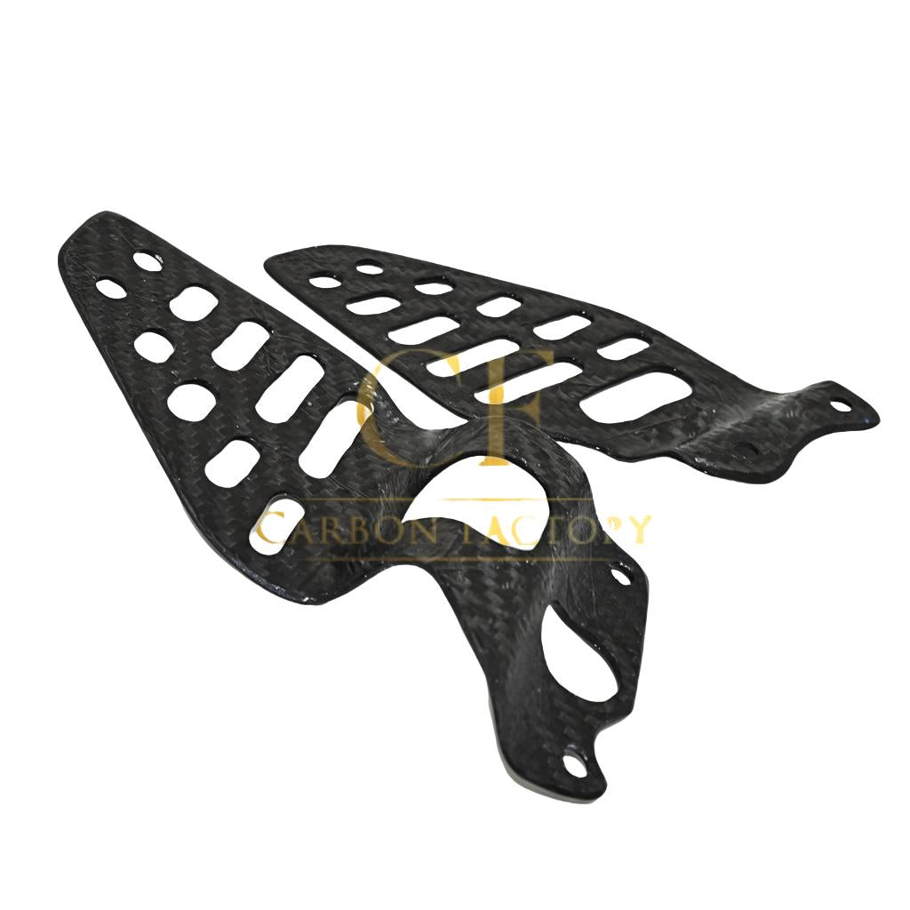 Pre-preg Carbon Fibre Carbon Heel Guards for Yamaha R6 2017-2022-Carbon Factory