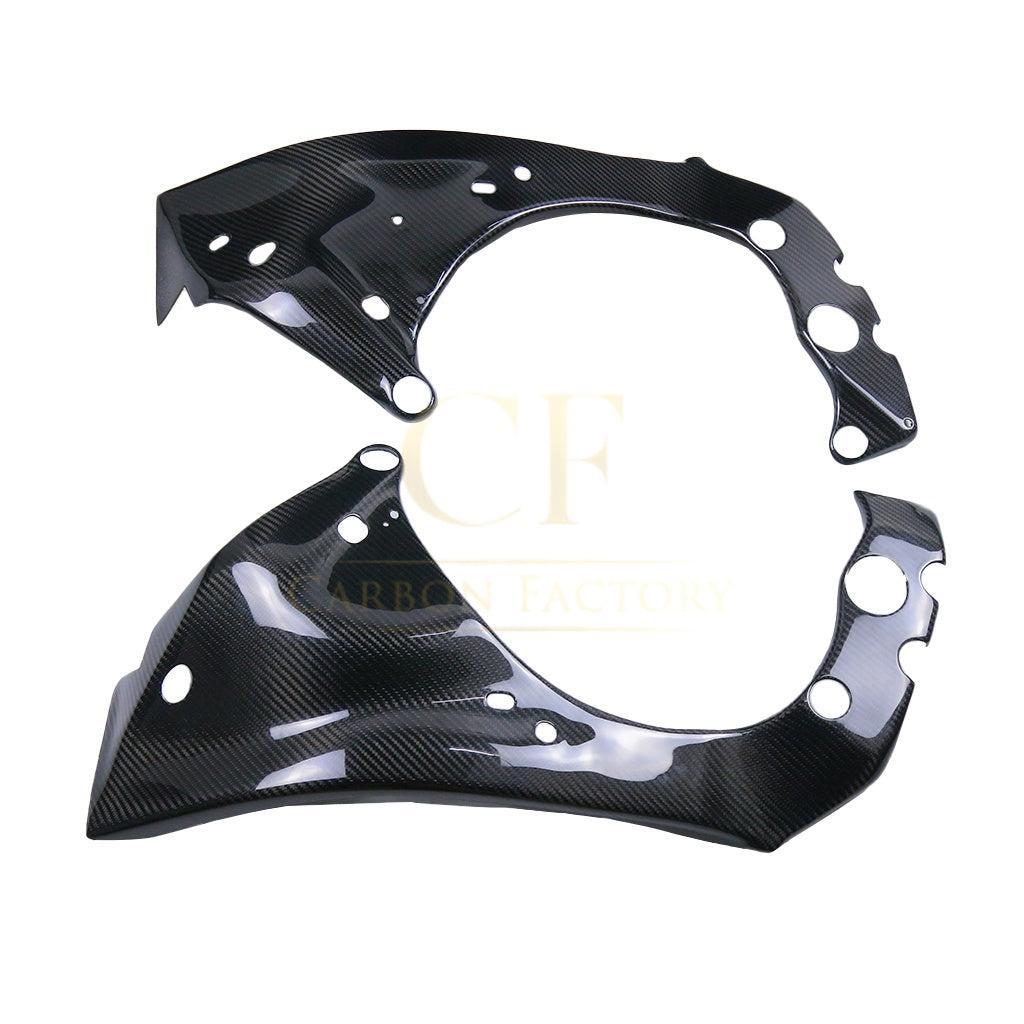 Pre-preg Carbon Fibre Frame Covers for Yamaha R1 2015-2024-Carbon Factory