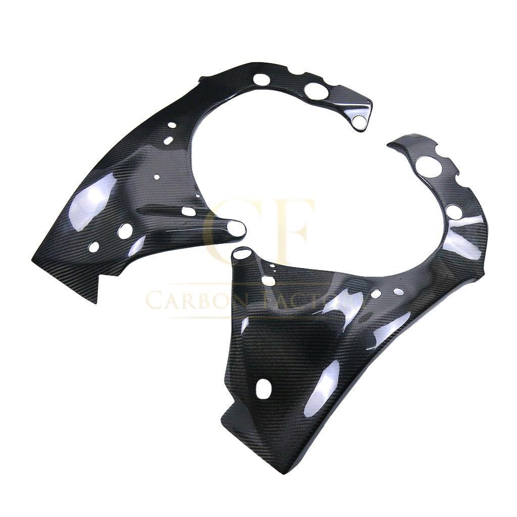 Pre-preg Carbon Fibre Frame Covers for Yamaha R1 2015-2024-Carbon Factory