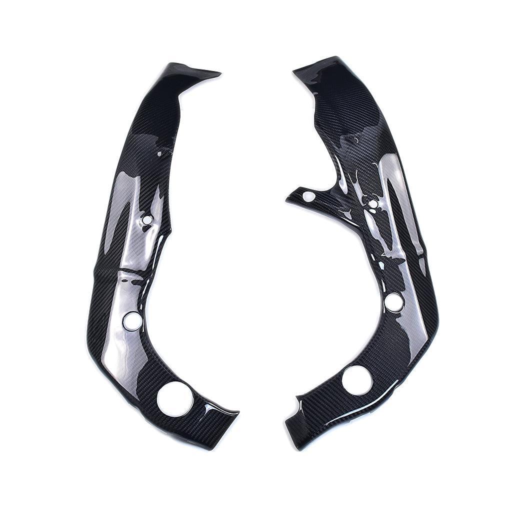 Pre-preg Carbon Fibre Frame Covers for Yamaha R6 2017-2022-Carbon Factory