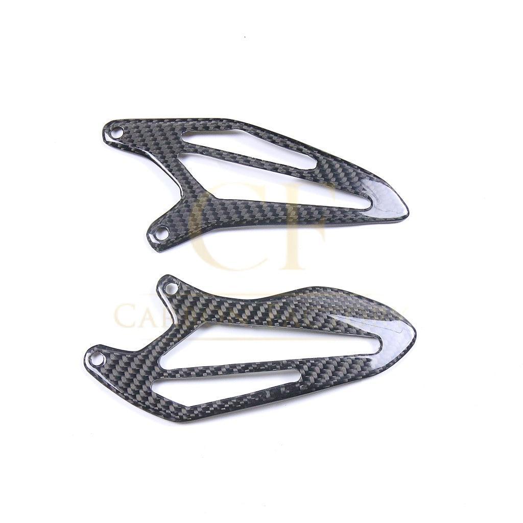 Pre-preg Carbon Fibre Rear Heel Plates for Yamaha R7 2022-Present-Carbon Factory