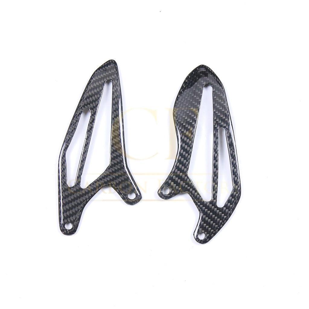Pre-preg Carbon Fibre Rear Heel Plates for Yamaha R7 2022-Present-Carbon Factory