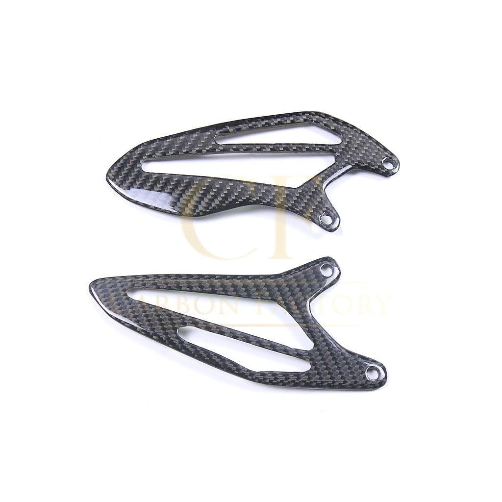 Pre-preg Carbon Fibre Rear Heel Plates for Yamaha R7 2022-Present-Carbon Factory