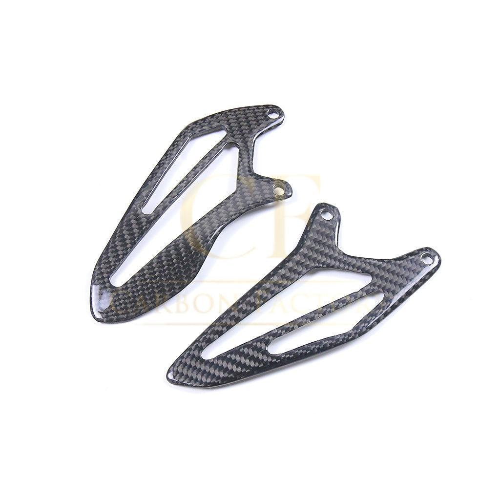 Pre-preg Carbon Fibre Rear Heel Plates for Yamaha R7 2022-Present-Carbon Factory