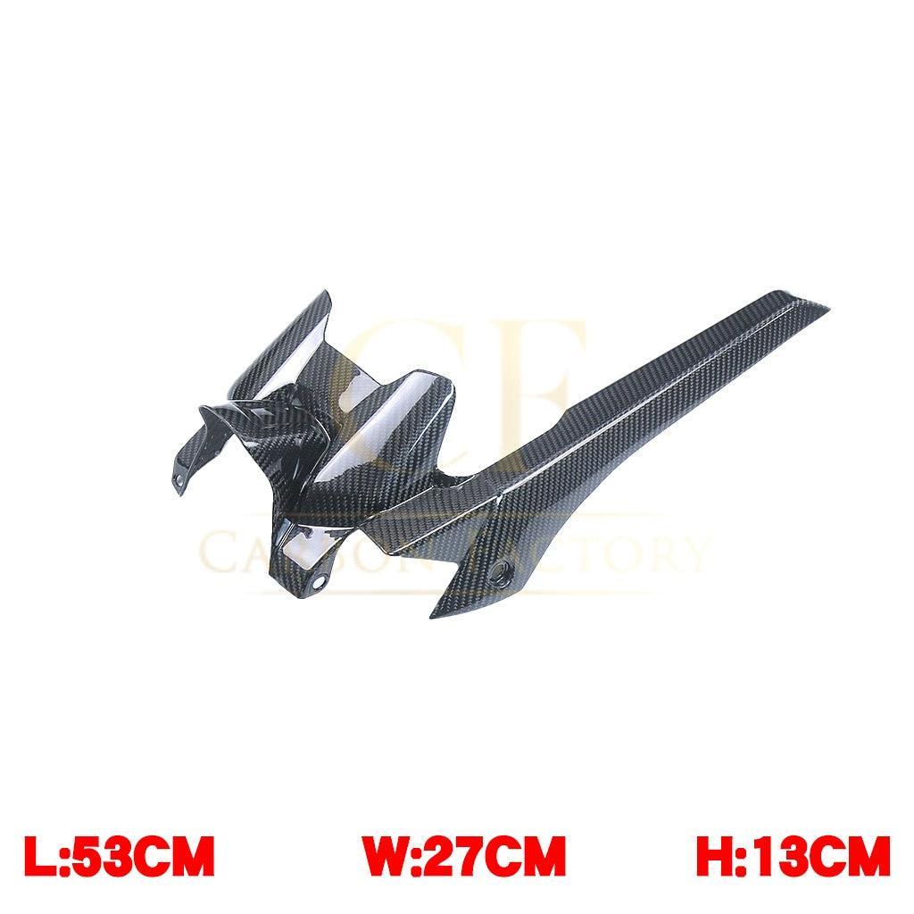 Pre-preg Carbon Fibre Rear Hugger for Yamaha R7 2022-Present-Carbon Factory