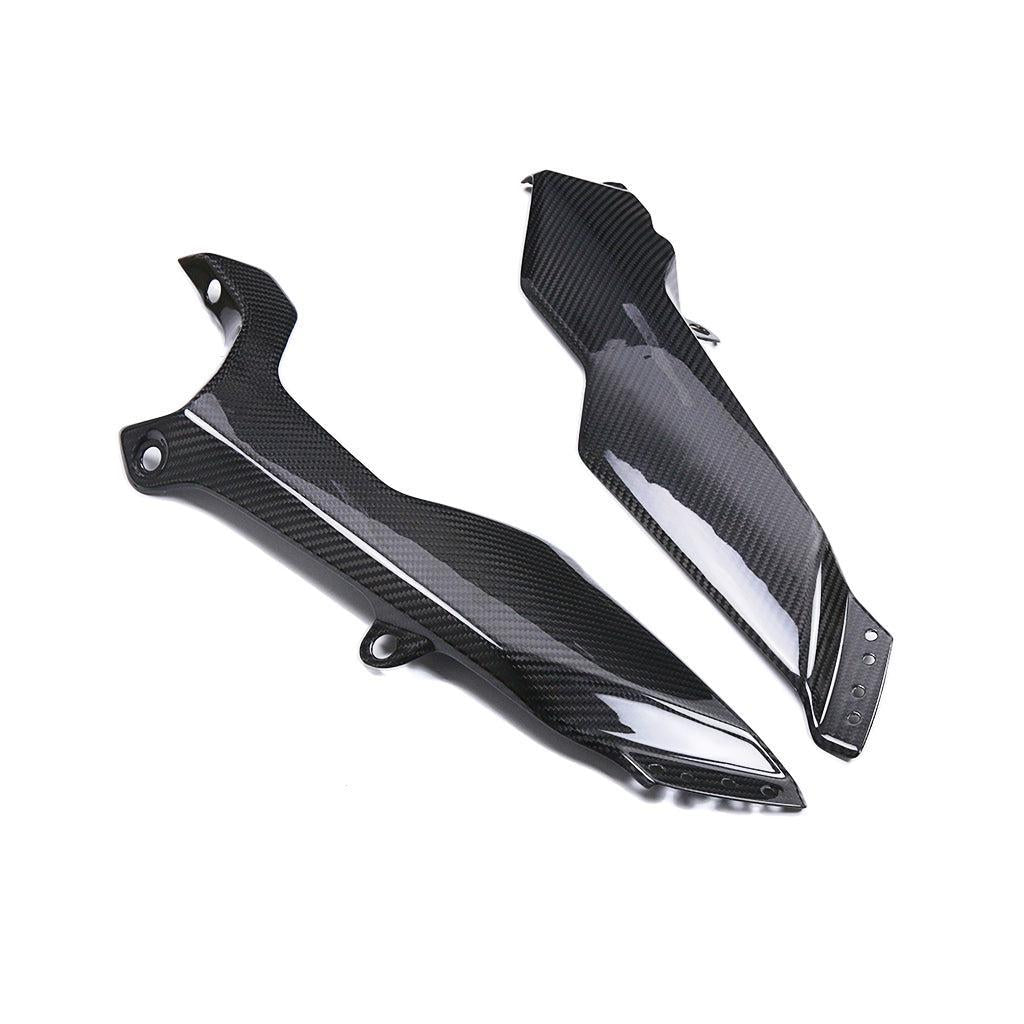 Pre-preg Carbon Fibre Seat Lower Side Panels for Yamaha R7 2022-Present-Carbon Factory
