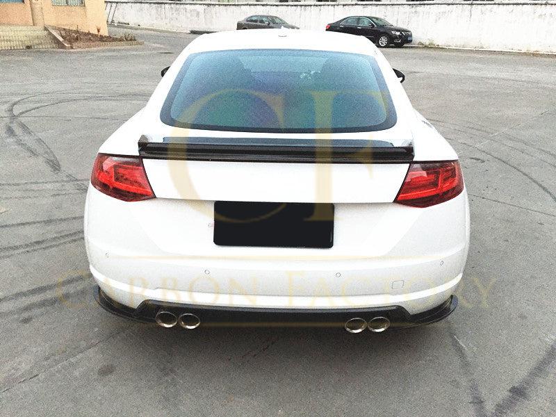R Style Carbon Fibre Boot Spoiler for Audi 8S TT MK3 15-19-Carbon Factory