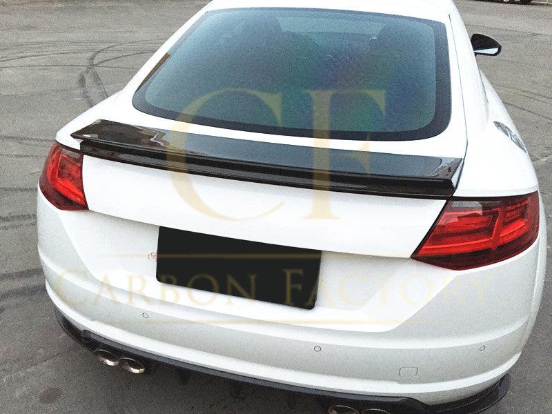 R Style Carbon Fibre Boot Spoiler for Audi 8S TT MK3 15-19-Carbon Factory