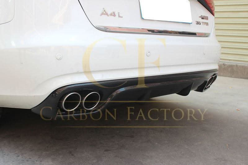 R Style Carbon Fibre Rear Diffuser for Audi A4 B8.5 13-15 - Carbon Factory