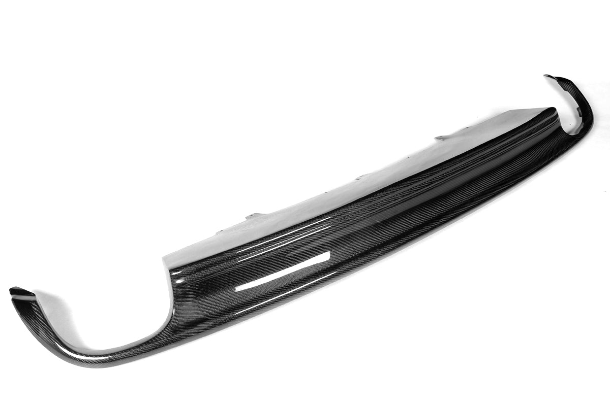 R Style Carbon Fibre Rear Diffuser for Audi C7 A6 Non S Line 12-14-Carbon Factory