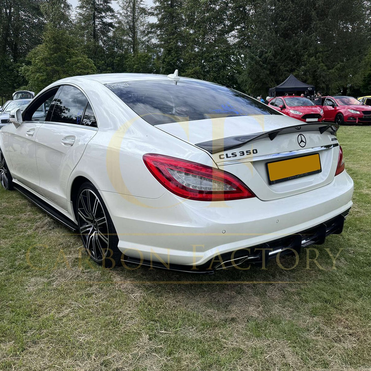 REN Style Carbon Fibre Boot Spoiler for Mercedes Benz C218 CLS 14-18 - Carbon Factory
