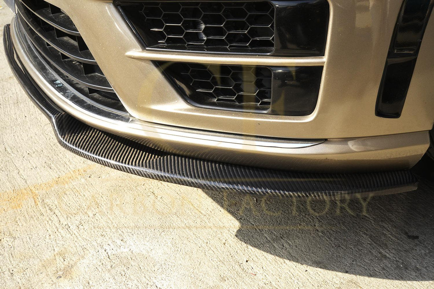 RG Style Carbon Fibre Front Splitter for VW Golf MK7 R 14-17-Carbon Factory