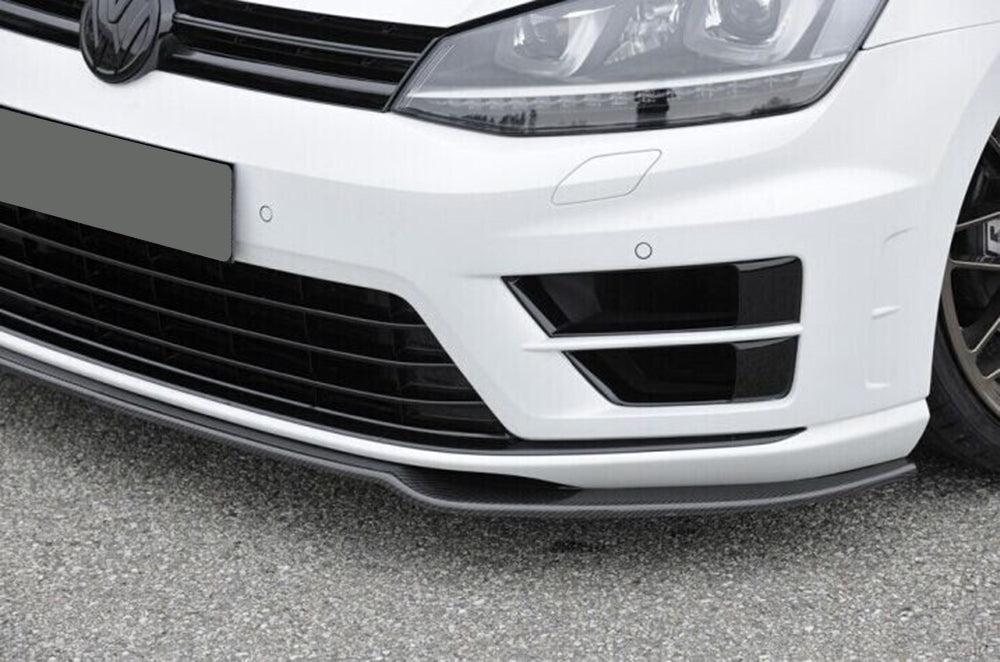 RG Style Carbon Fibre Front Splitter for VW Golf MK7 R 14-17-Carbon Factory