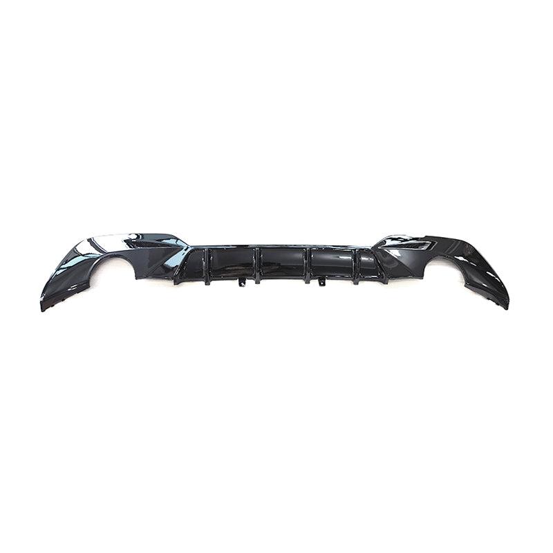 RK Style Gloss Black Rear Diffuser Dual Exhaust for BMW 3 Series G20 G21 Pre-LCI 19-22-Carbon Factory