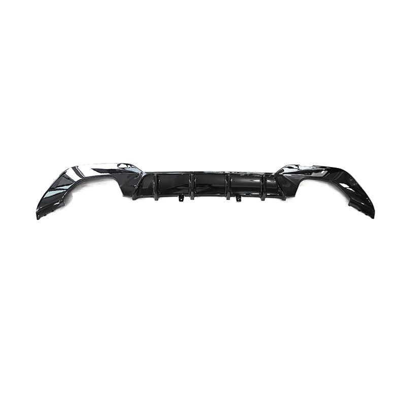 RK Style Gloss Black Rear Diffuser Quad Exhaust for BMW 3 Series G20 G21 19-22-Carbon Factory