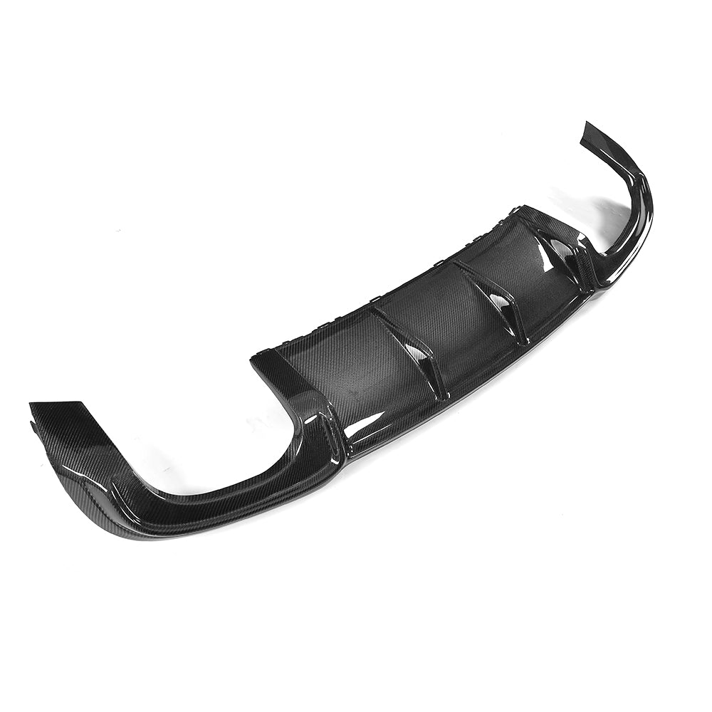 RS Style Carbon Fibre Rear Diffuser for Audi 8V RS3 Saloon 17-20-Carbon Factory