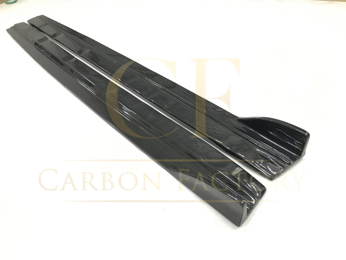 RS Style Carbon Fibre Side Skirts for Audi A3 Saloon (Non S Line) 16-19 - Carbon Factory