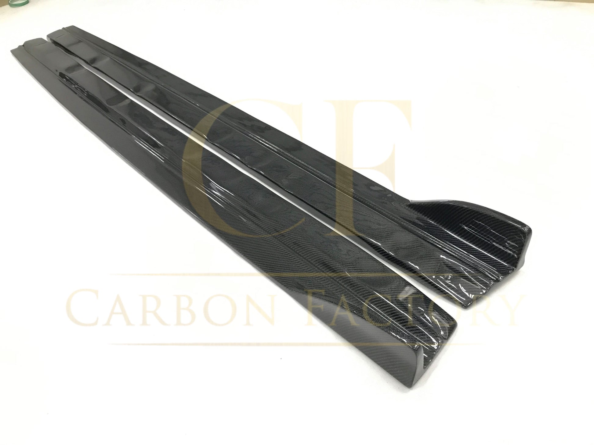 RS Style Carbon Fibre Side Skirts for Audi A3 Saloon (Non S Line) 16-19 - Carbon Factory
