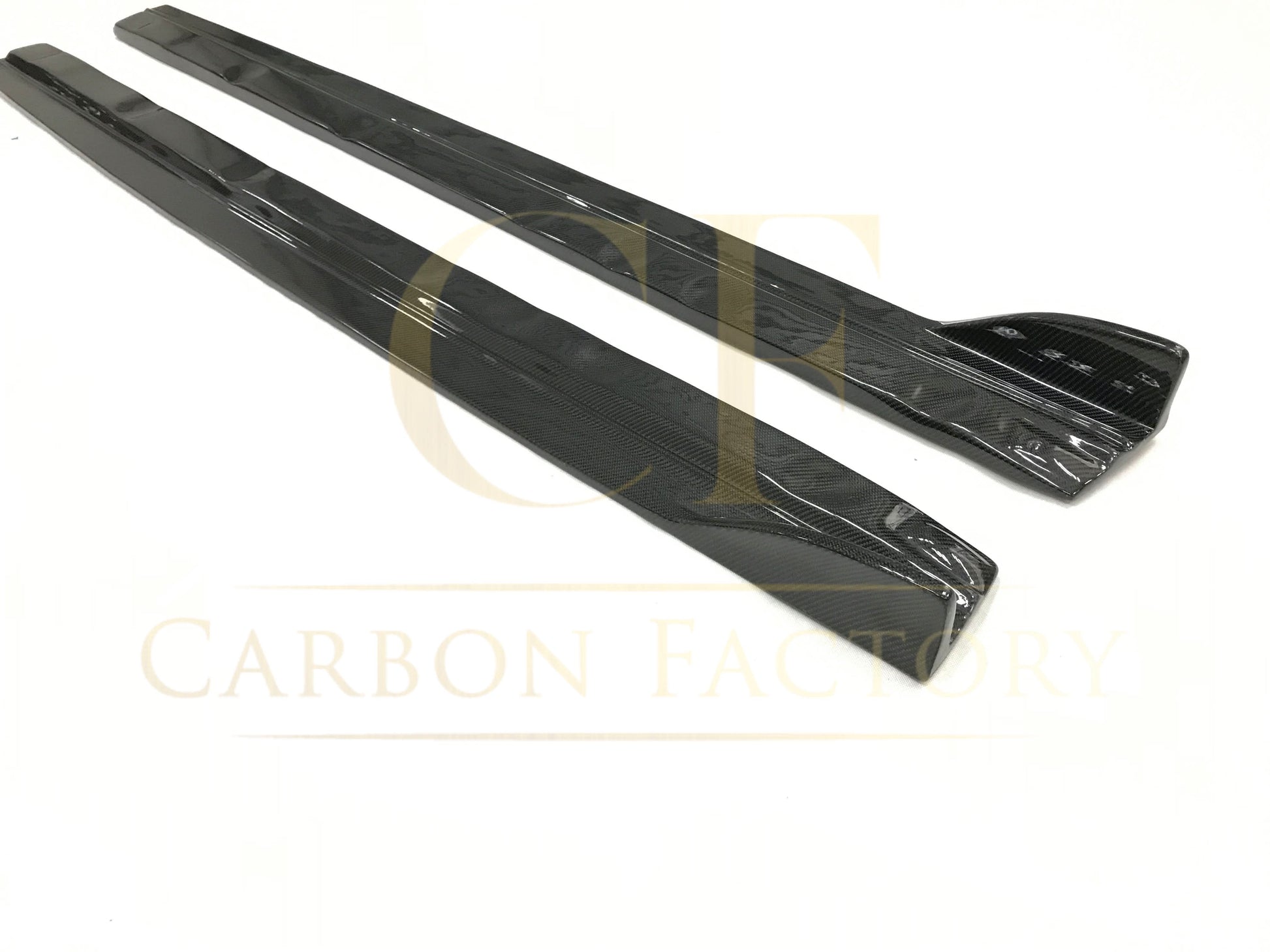 RS Style Carbon Fibre Side Skirts for Audi A3 Saloon (Non S Line) 16-19 - Carbon Factory