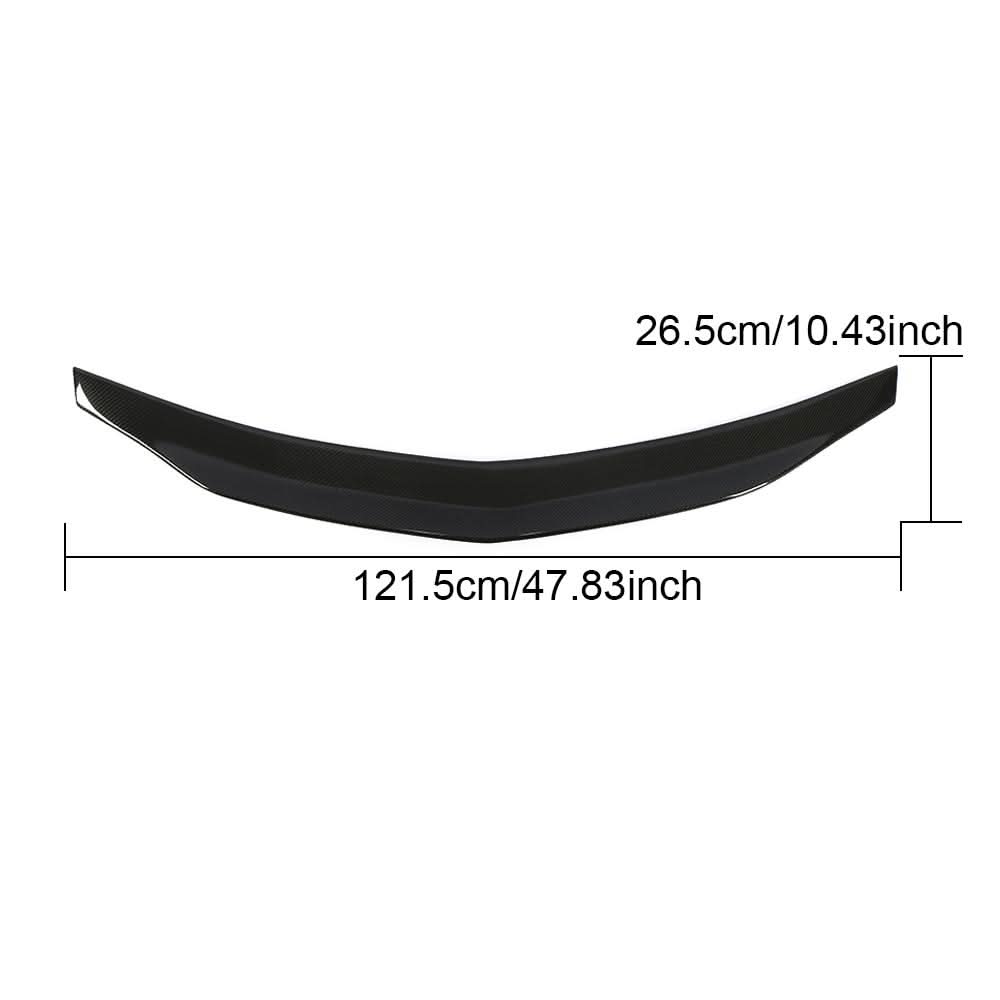 RT Style Carbon Fibre Boot Spoiler for Mercedes Benz C207 E Class Coupe 10-17 - Carbon Factory