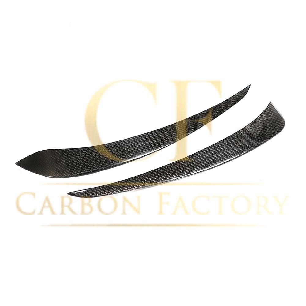 RZ Style Carbon Fibre Front Canards for Tesla Model X 16-Present - Carbon Factory