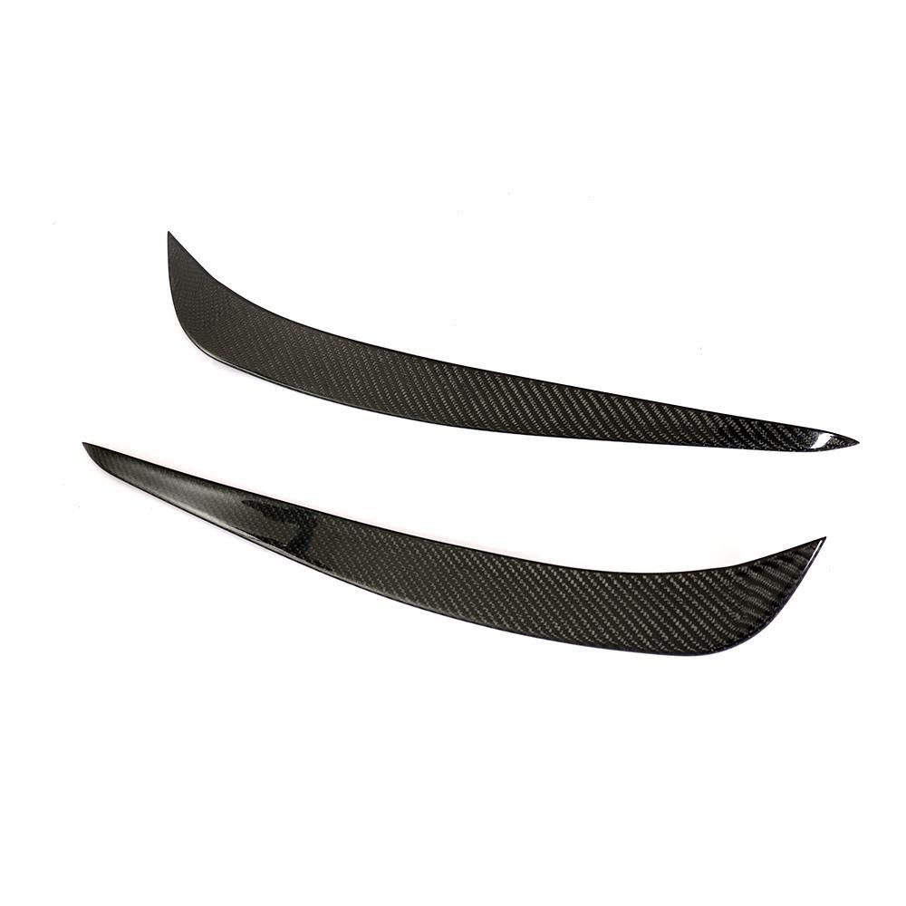 RZ Style Carbon Fibre Front Canards for Tesla Model X 16-Present - Carbon Factory