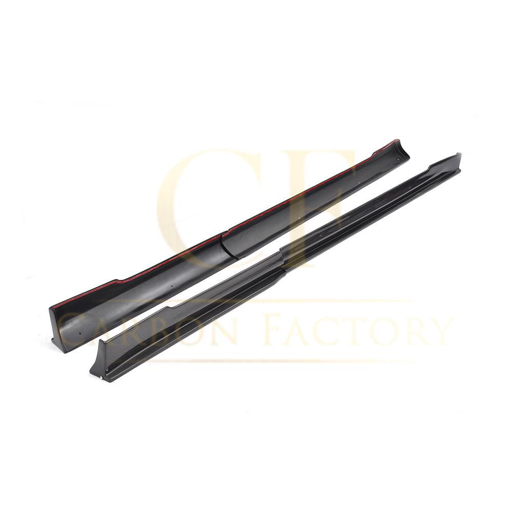 RZ Style Carbon Fibre Side Skirts for Tesla Model S 13-17-Carbon Factory