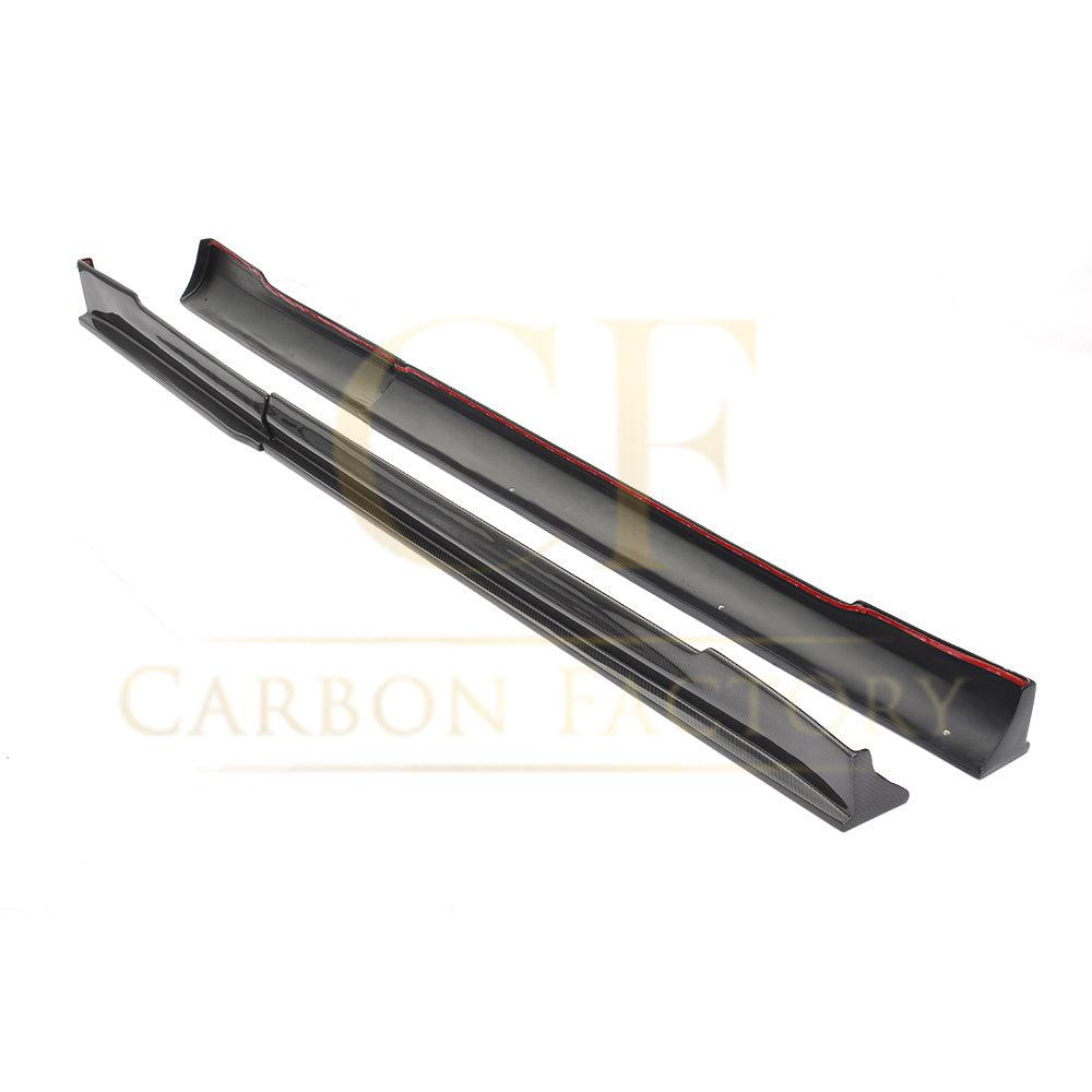 RZ Style Carbon Fibre Side Skirts for Tesla Model S 13-17-Carbon Factory